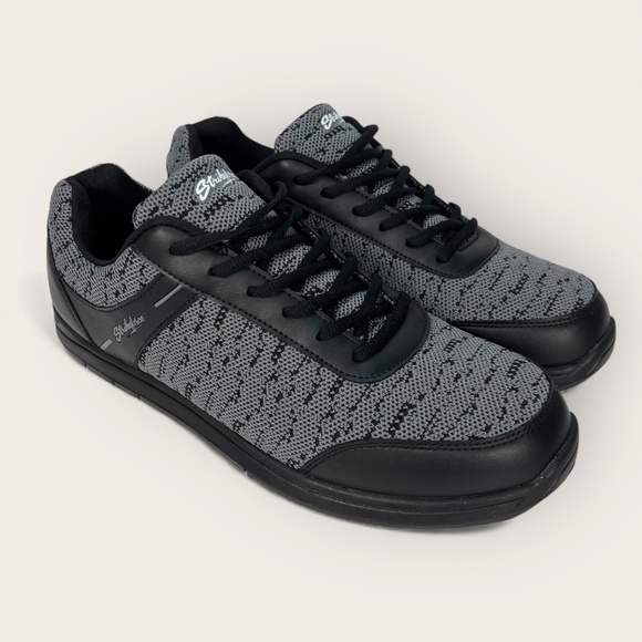KR Strikeforce Flyer Mens Bowling Shoes Mesh Black Steel Mens 11.5 M NEW - Picture 1 of 14